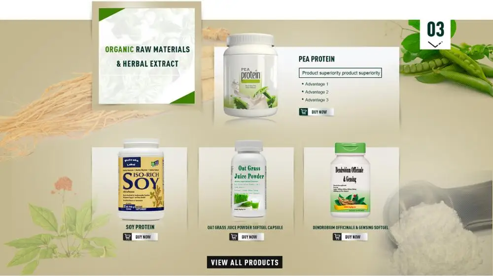 Wholesale price vegan hemp seed protein powder for heath care