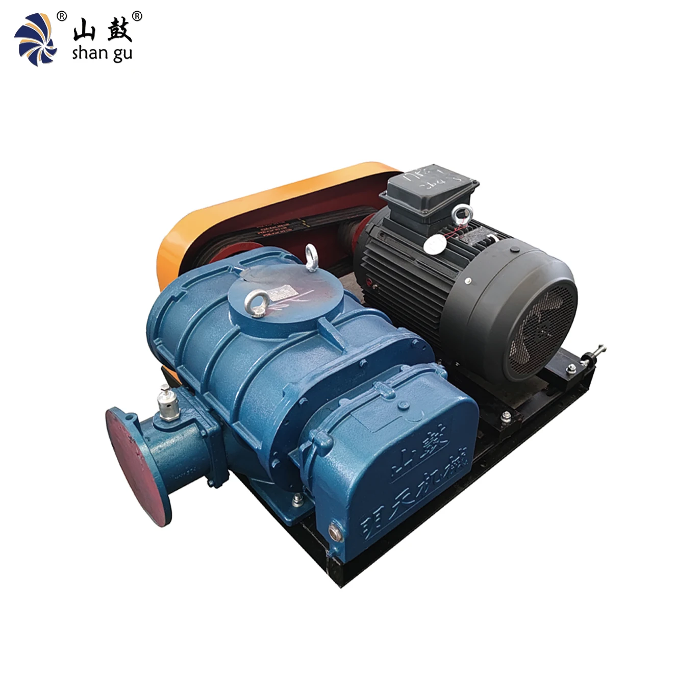 Energy-Saving Three Lobes Industrial Cement Plant RSR-200A Low Noise Air Cooling Lithium Electricity Industry Roots Blowers
