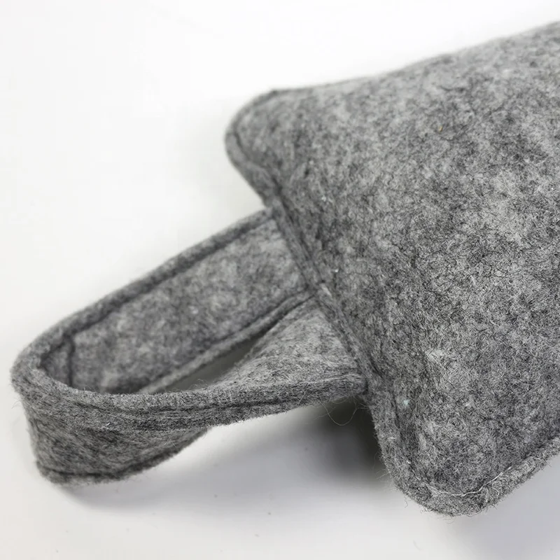 Felt fabric doorstop draft stopper draft guard for doors window draught excluder