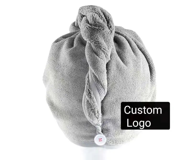 Hot selling high quality bamboo hair towel large in stock