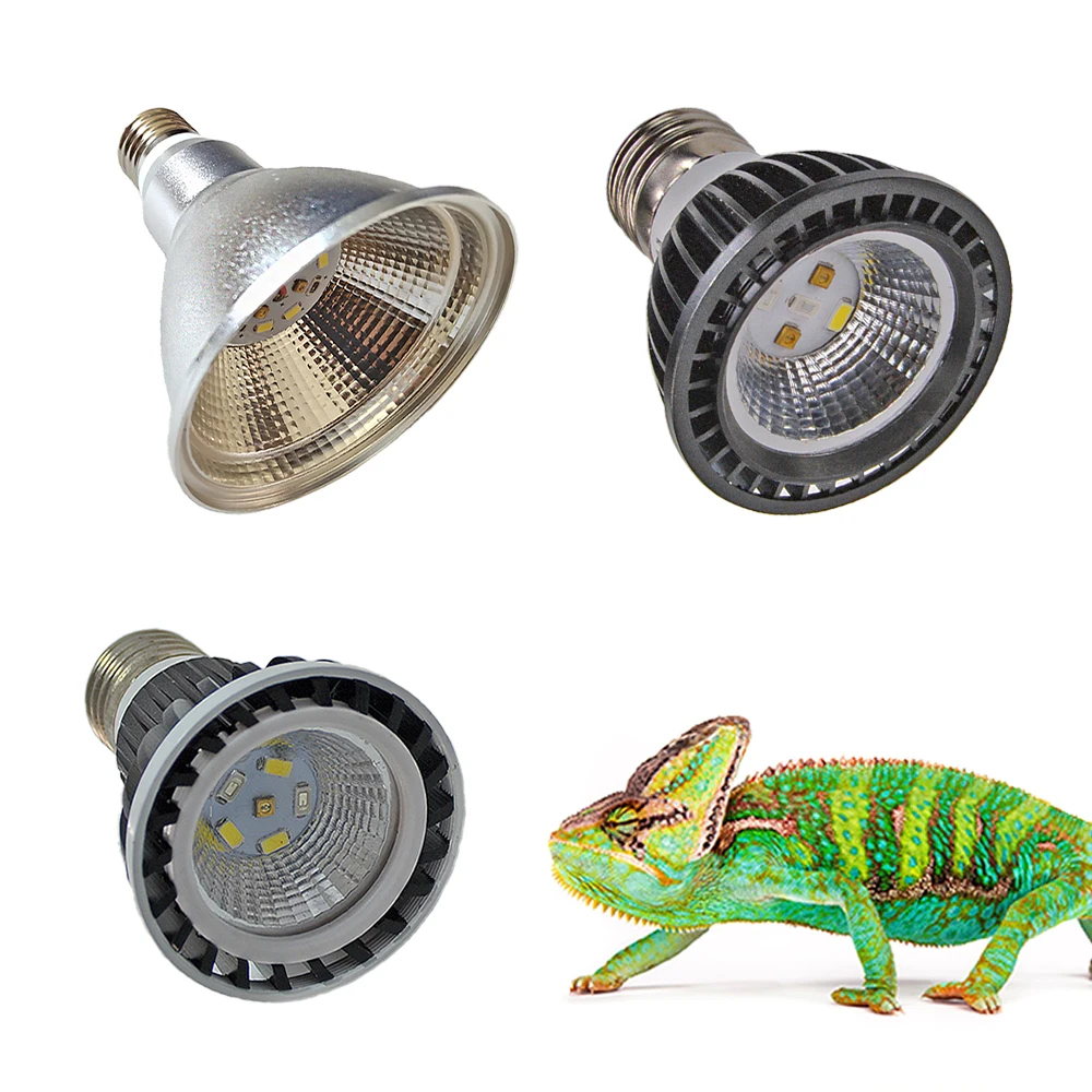 9W UVA UVB LED Reptile Light Lamp Full Spectrum Turtle UVB 5.0 10.0 Sun UV Light Lamp Bulb For Reptile