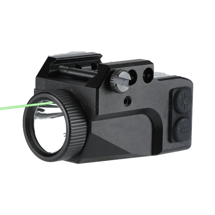 Glock picatinny green laser sight with tactical led light gun red blue laser light combo laser light combo