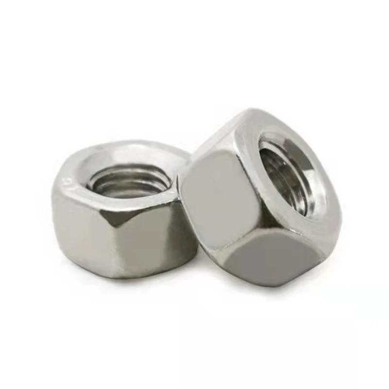 Factory Supply Galvanized Heavy Hex Nut Metric M12 M64 ASTM A563M Stainless Steel Hex Head Nuts