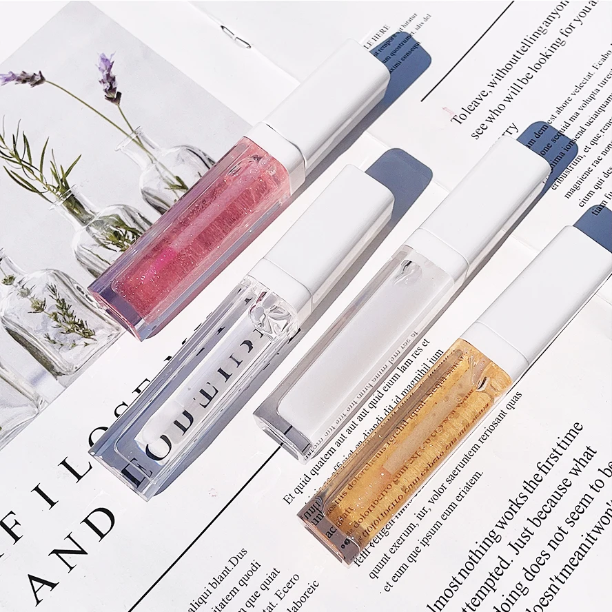 Private Label Lip Gloss Lip Oil Wholesale Vegan Fruit Lipgloss Oil Lip Gloss Plumper Oil