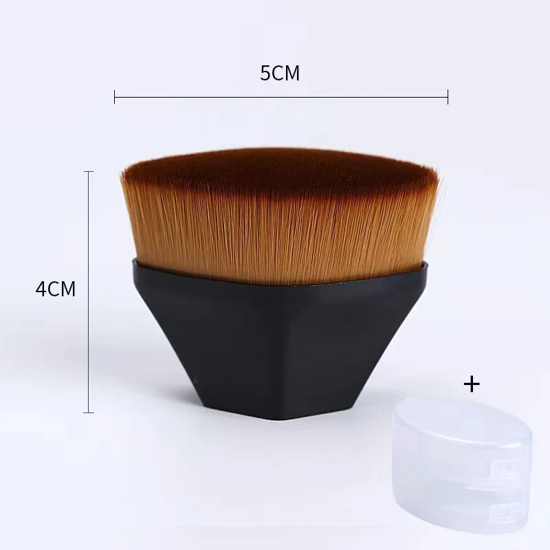 Оптовая продажа портативная Кисть для нанесения основы под макияж мини-кисть пудры Косметические румяна практичная Полезная макияжа инструмент