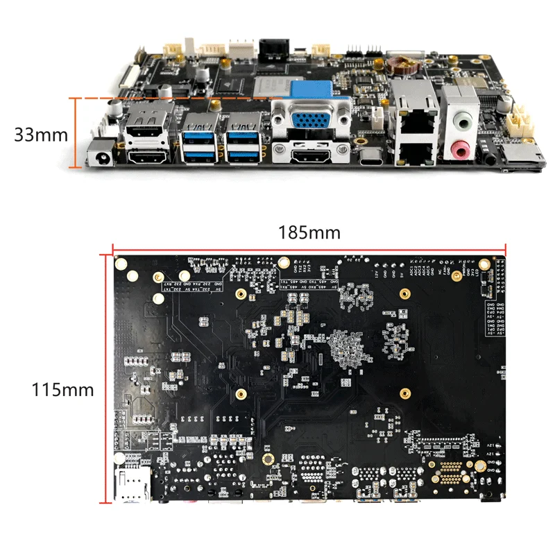 High End  Mainboard New Designed RK3588 ARM Embedded Board for AI Robot Service AI Digital News Medical Robot