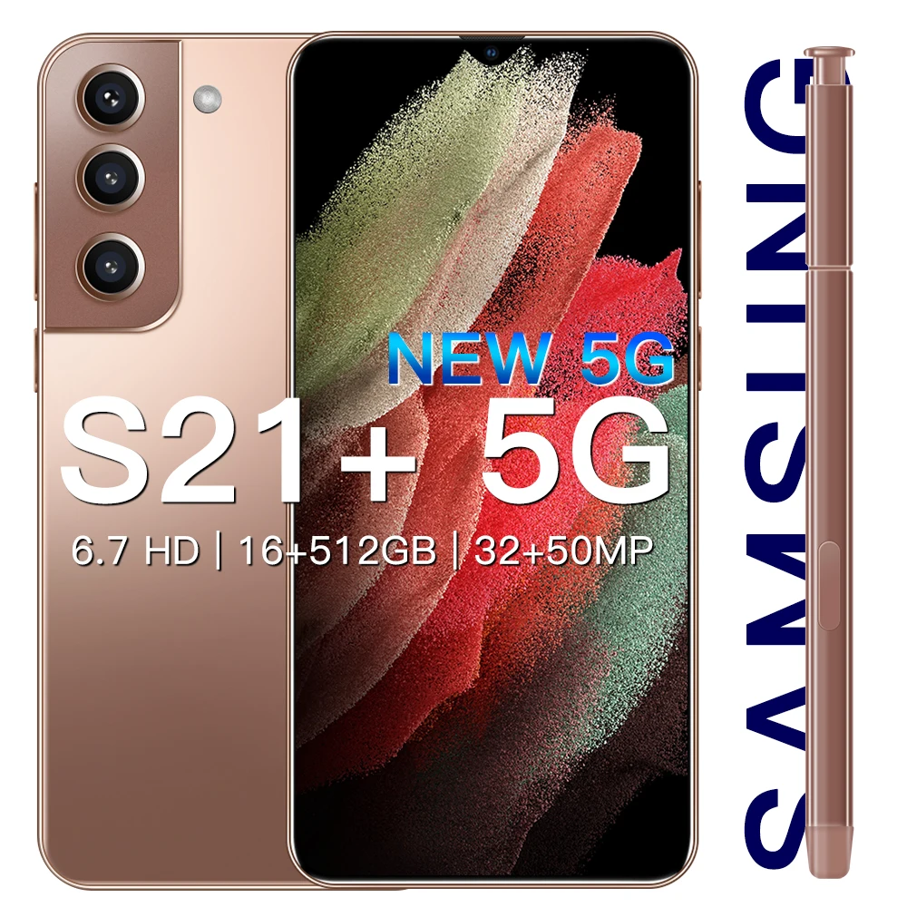  S21 + 5G смартфон оригинальные разблокированные мобильные телефоны 16 ГБ 512 сотовые