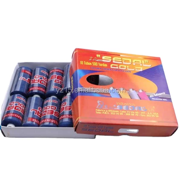 yiwu sewing thread factory best selling sewing threadHigh quality u007F100% polyester spun sewing thread 402