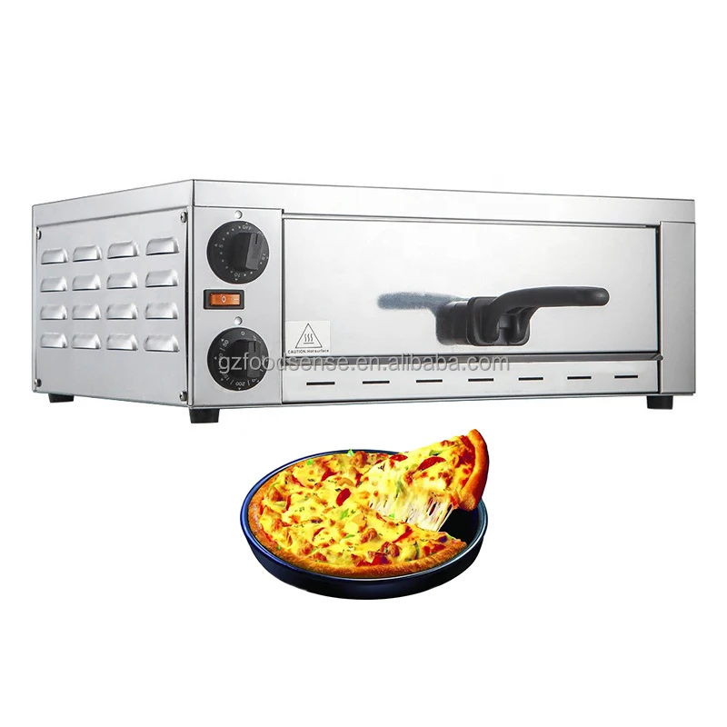 Household Stainless Steel 1 Layer 30 CM Pizza Bakery Machine Electric Sliding Door Pizza Egg Tart Oven