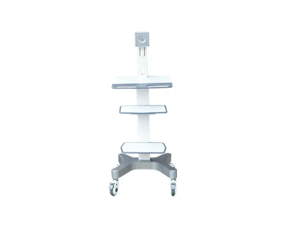OM-TCE ABS Colposcope Hysteroscope Metal Trolley Cart