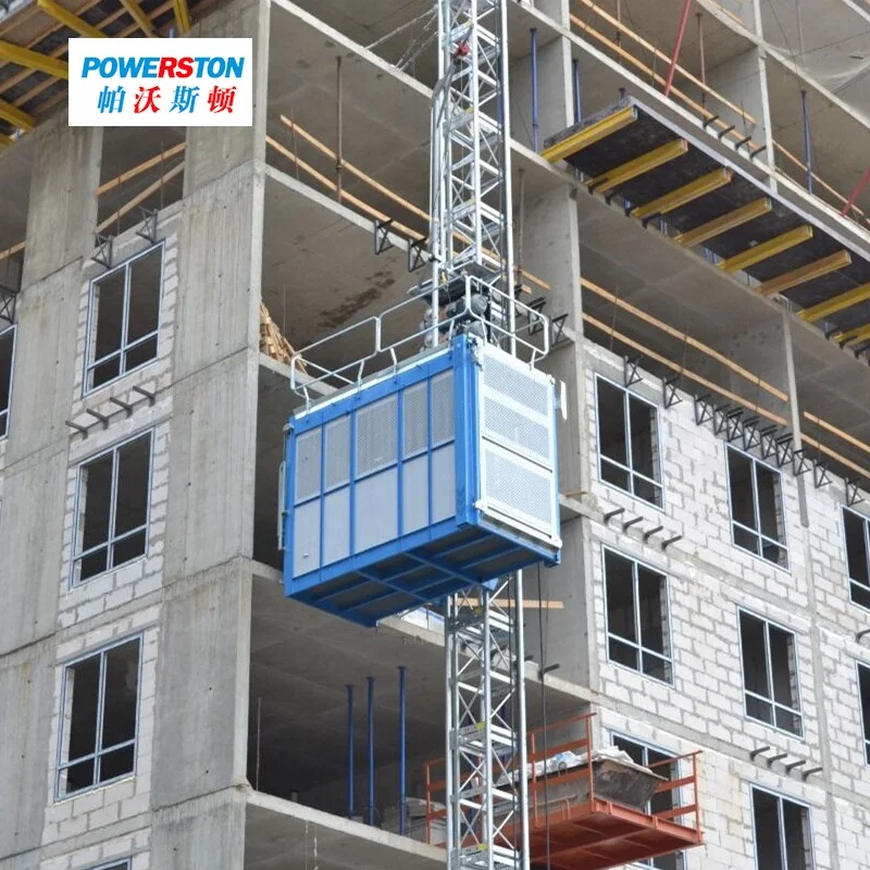 Rack And Pinion Mast Lifting Construction Elevator Material Hoist