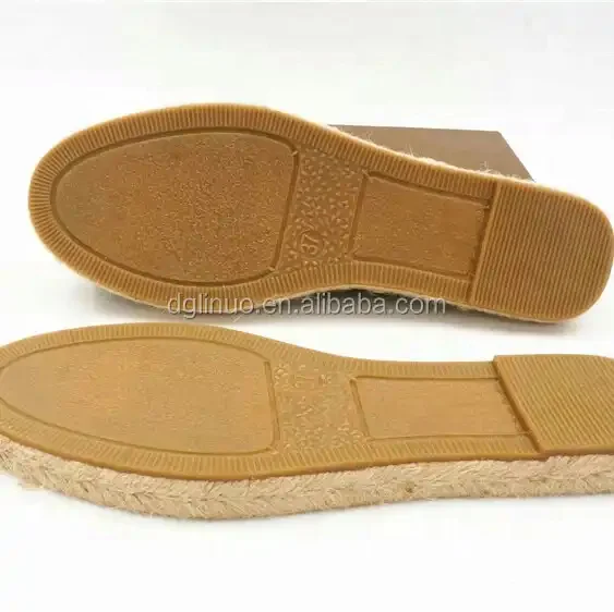 Эспадрильи, джут и резиновая подошва для изготовления обуви