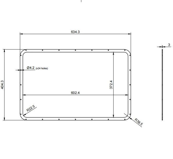 RBMODV2-Gasket V4.0 Closed cell EPDM foam