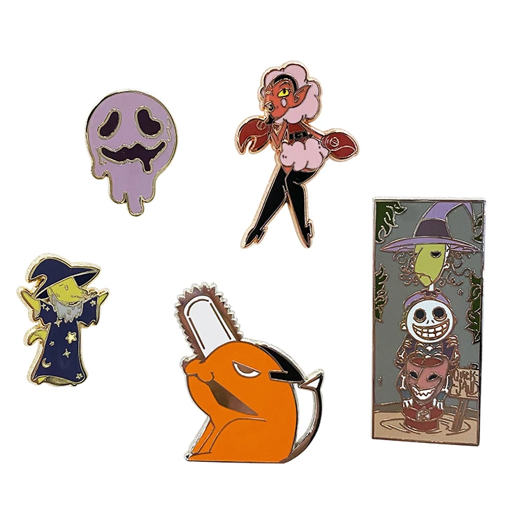 Wholesale Custom Tarot Enamel Pin Badge Card Cup Cat Sun Star Cloud Lapel Pin Badge Enamel Pin For Decoration