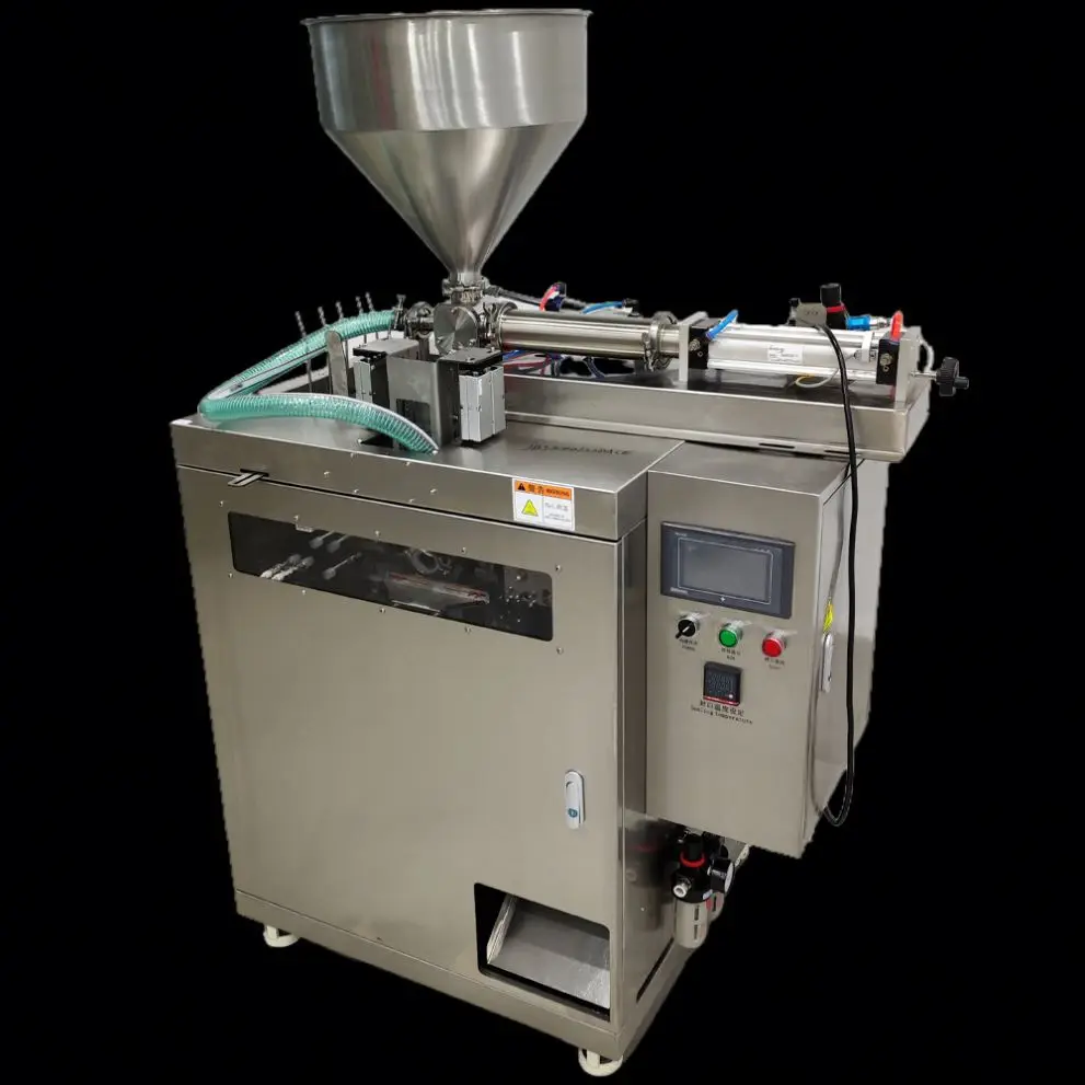 Automatic ketchup juice honey filling packaging beverage liquid snacks paste sachets sealing packaging machines for honey juice