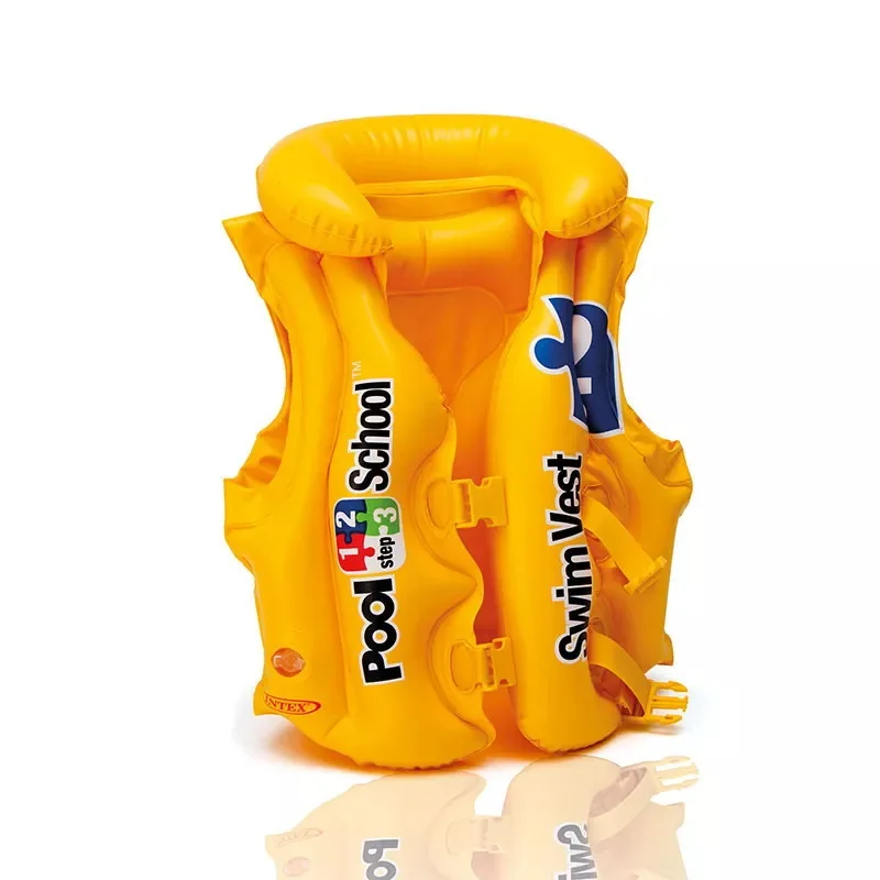 INTEX 58660 Inflatable Kids Life Jacket Child Swim Vest Float swimming pool floats