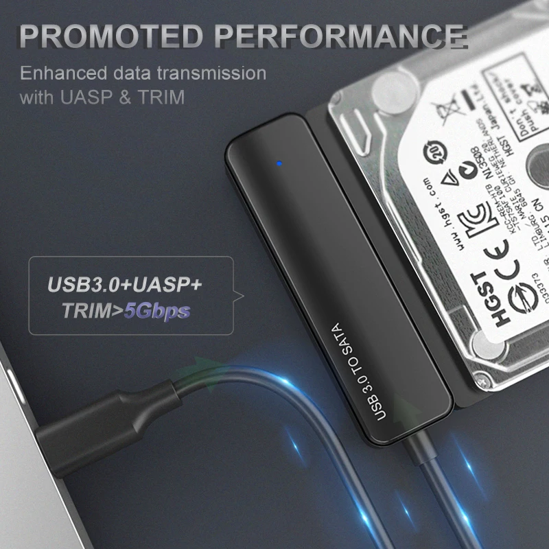 USB 3 0 Тип C к SATA III адаптер ключ кабель для 2 5