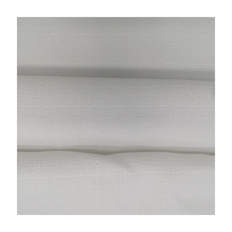 
hot sale 100% polyester linen look fabric for fashion dress 