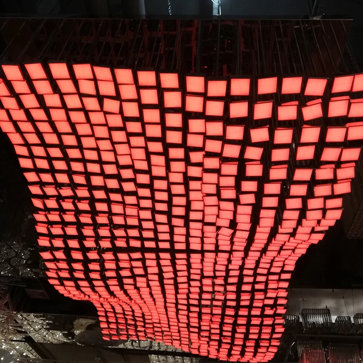 One-stop custom design cheap custom aluminum hotel lobby luxury led chandelier pendant lamp