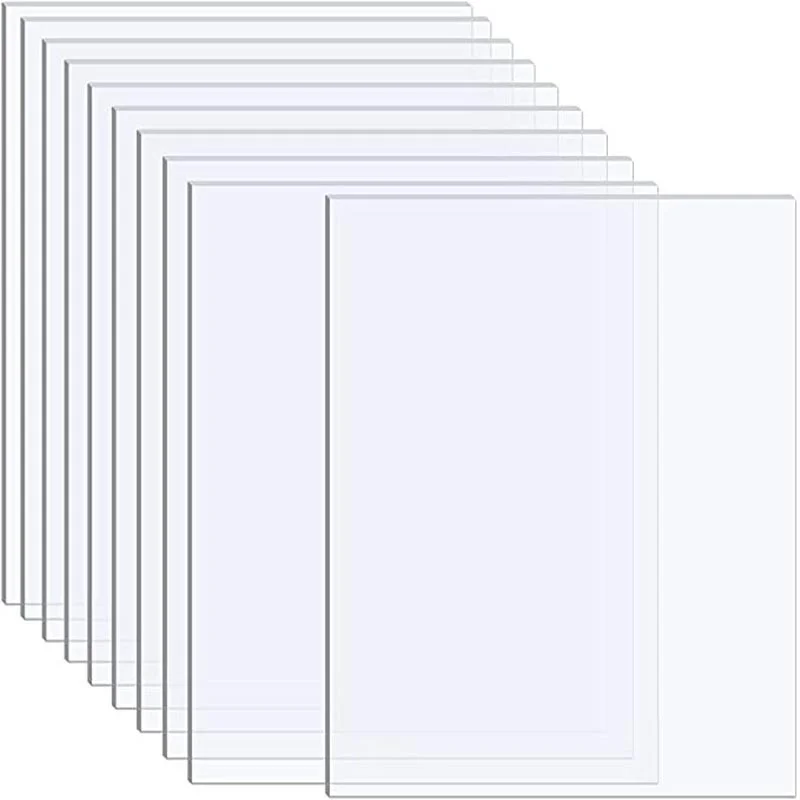 Hot Sale Blank Acrylic Sheet DIY clear acrylic light board plate for UV printed acrylic board
