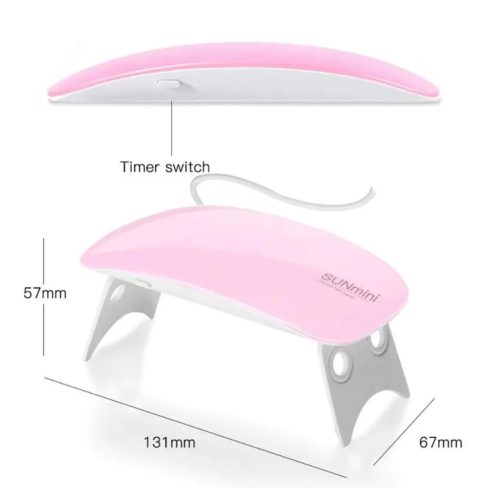 High Quality Easy To Carry Rechargeable Uv Led Nail Lamp Portable Nail Polish Dryer Smart Sensor Poly gel Nail Kit With Uv Lamp