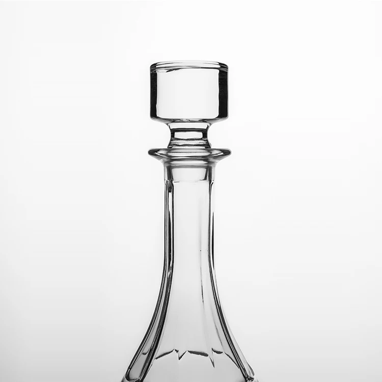 28oz Elegant Lead Free Crystal Classic Glass Bottle For Wine