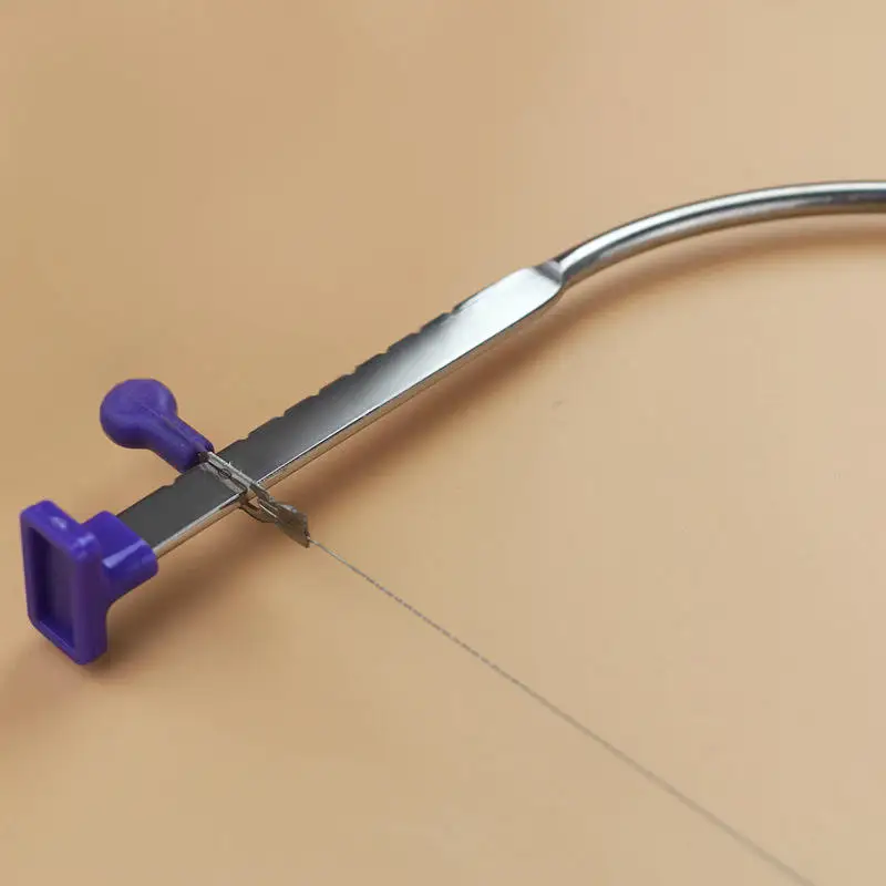 plastic handle double line cake toast cutter high toughness high hardness wafer breaker Slicer