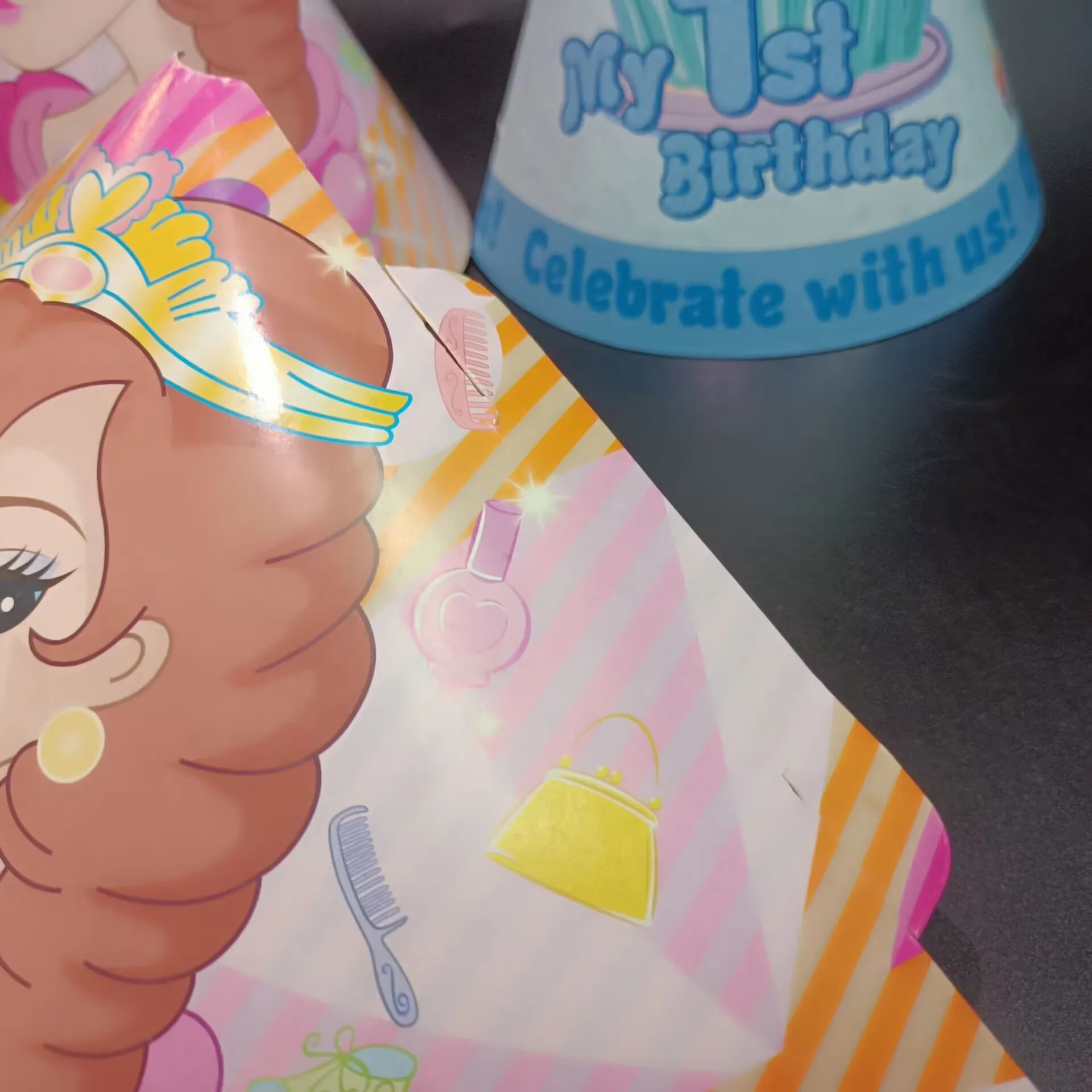 SP2376 Custom Design Party Paper Cups Birthday Paper Hats Themed Party Paper Hat