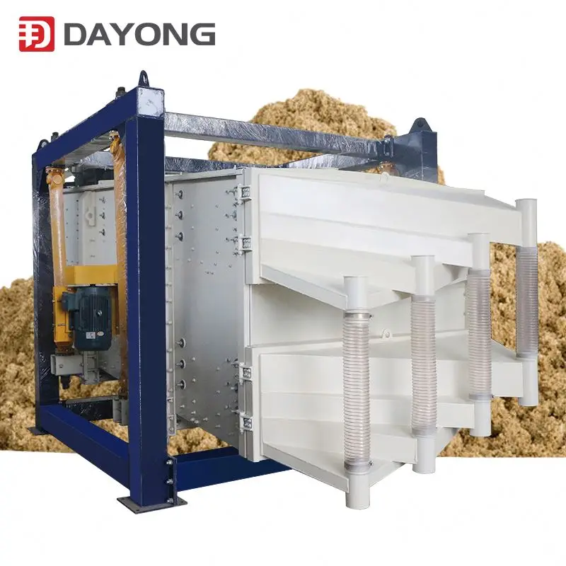Gyro Screen for Quartz Sand Screening/ square Swing Vibrating Silica Sand Sieve Shaker Machine