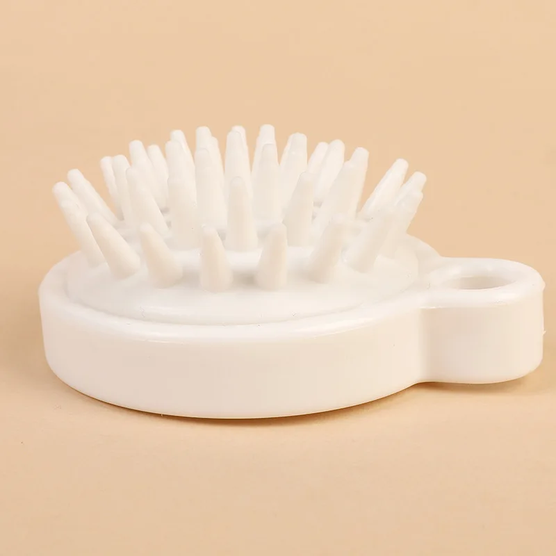 Custom Logo Eco Friendly Wheat Straw Handheld Soft Silicone Head Scalp Massager Comb Hair Shampoo Brush Bath Brushes