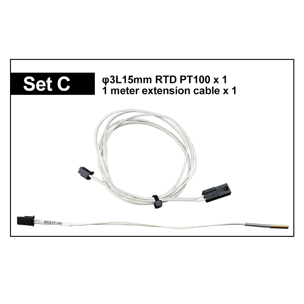 trianglelab ADR Heraeus M222 PT100 (Class B)Thermistor sensor New standard Multi-Stranded Laser Welded Leads 3X15MM Metal M3 M