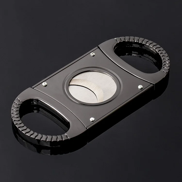 64 ring  Classic Style Stainless steel cigar scissors cigar accessories metal cigar cutter CM-049
