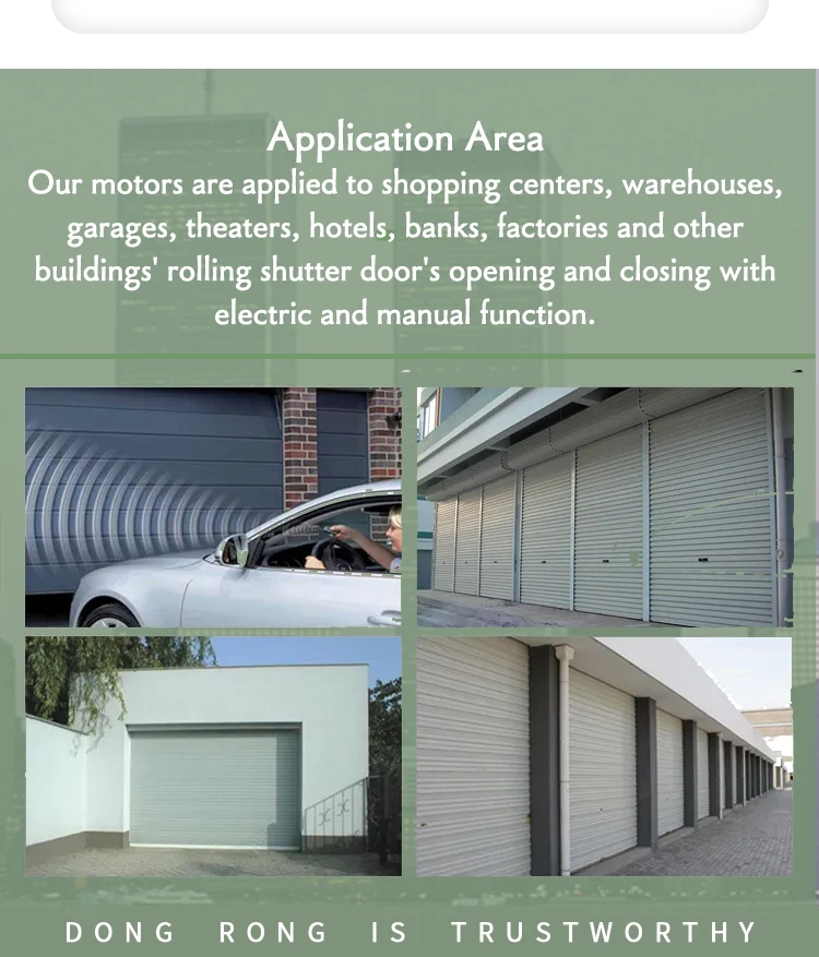 rolling door central motor