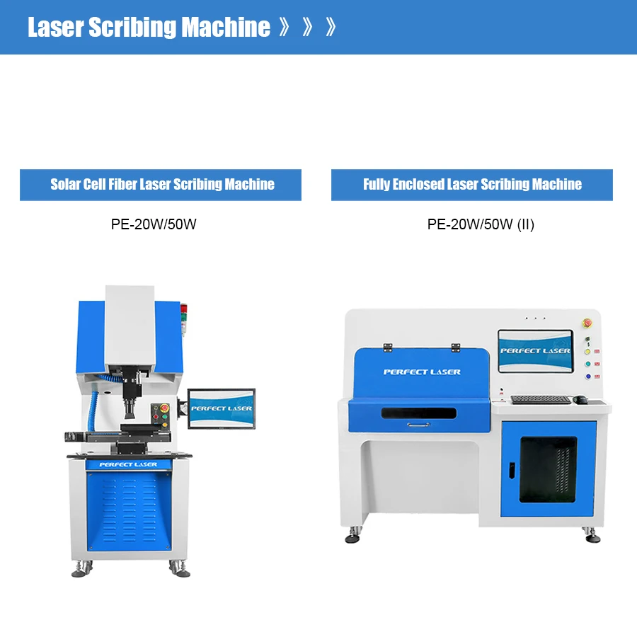 Perfect Laser Curve and Straight Line Graph 200*200mm Fiber Laser Scribing Machine Cutter for Solar Cell Silicone Wafer