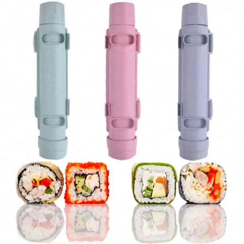 HH Best Sushi Making Kit Durable Roller Maker Plastic Tube Machine All in 1 Sushi Maker Bazooka