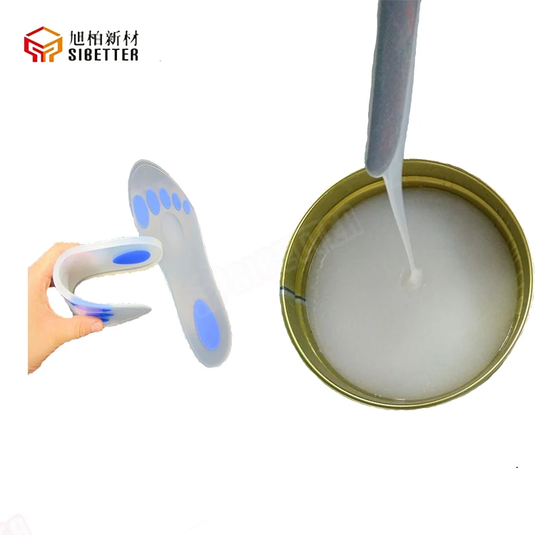 Платиновый полированный силикон 10 Shore A для силиконовой обувной стельки