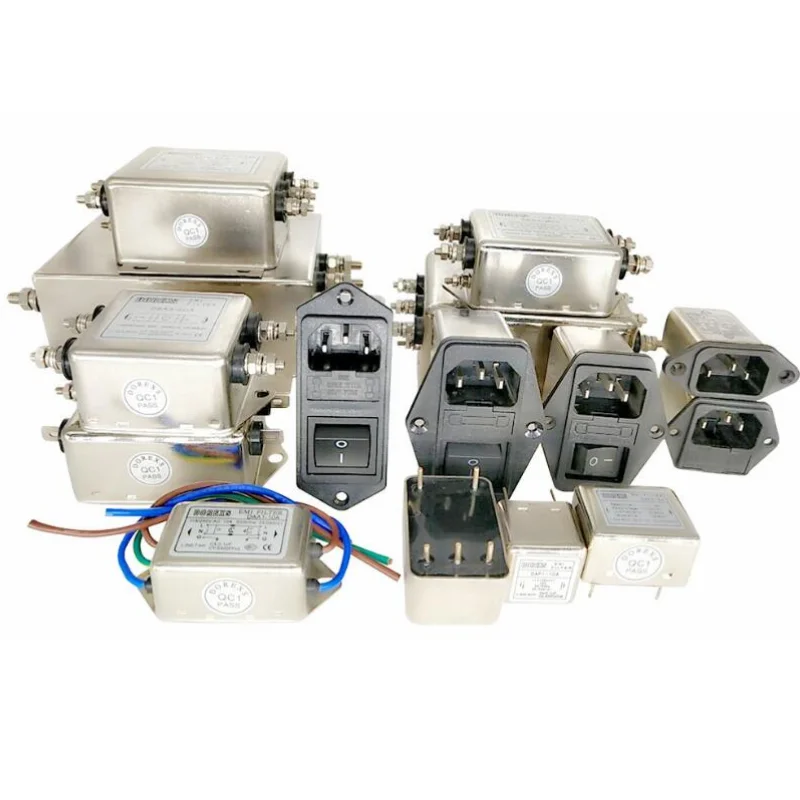 Single phase noise filter double phase line filter electrical noise filter