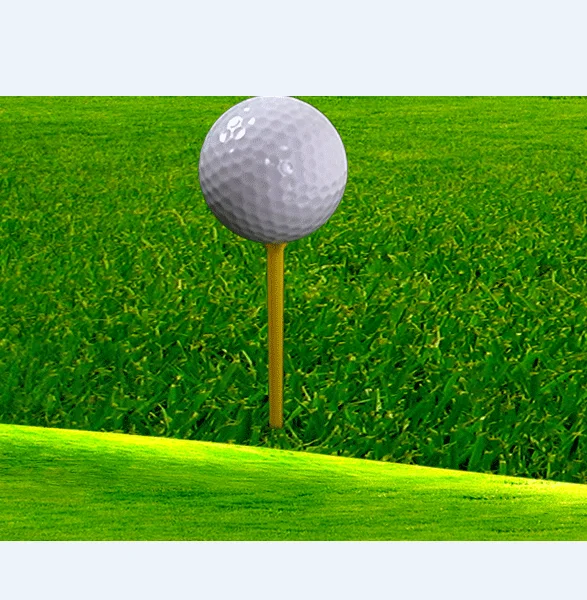 New plastic golf tees tee ball can be customized multi-color