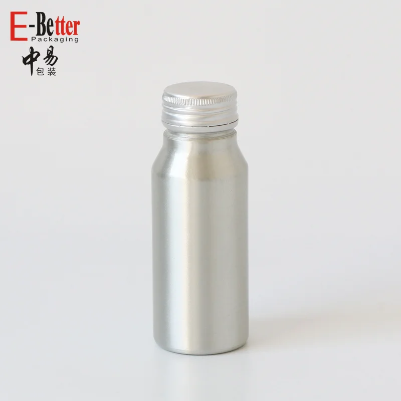 Custom 100ml 300ml 330ml screw top Alcoholic Whiskey Vodka Essence container cans beverage aluminum metal bottles