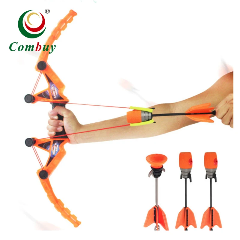 Outdoor shooting sport game kids eva arrow and whistle toy bow