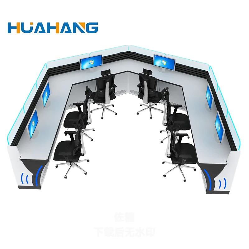 High cost performance New Design Monitor Console Desk Cctv Command Center Command Center Control Room