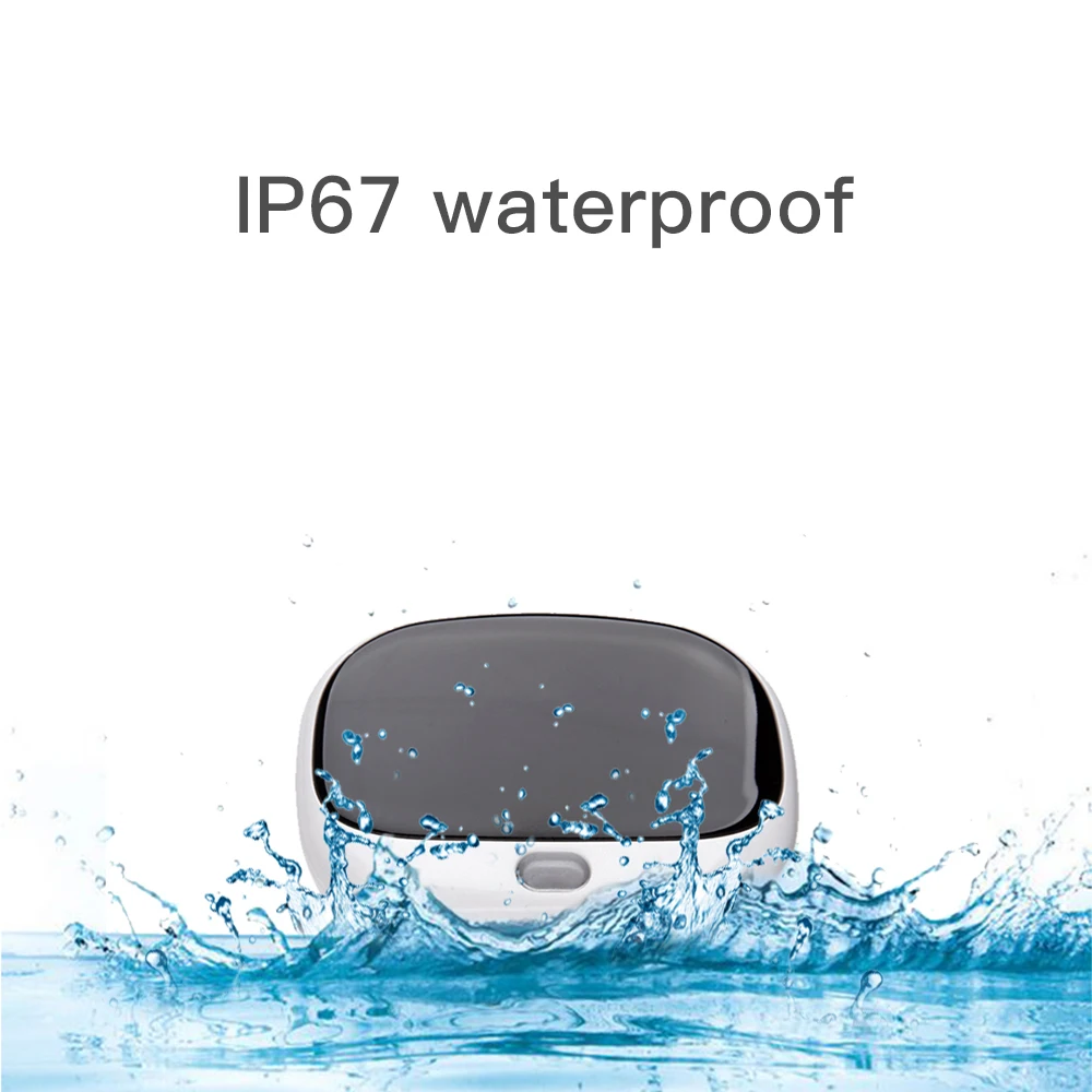 Водонепроницаемый IP67 GPS-трекер с подвеской для отслеживания ребенка детей и пожилых двухсторонней связью кнопкой SOS