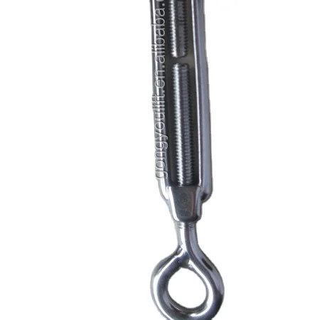 Heavy Duty Drop Forged U.S Type  Turnbuckle Stainless Steel Open Body Forged Wire Rope Turnbuckle Eye-Hook