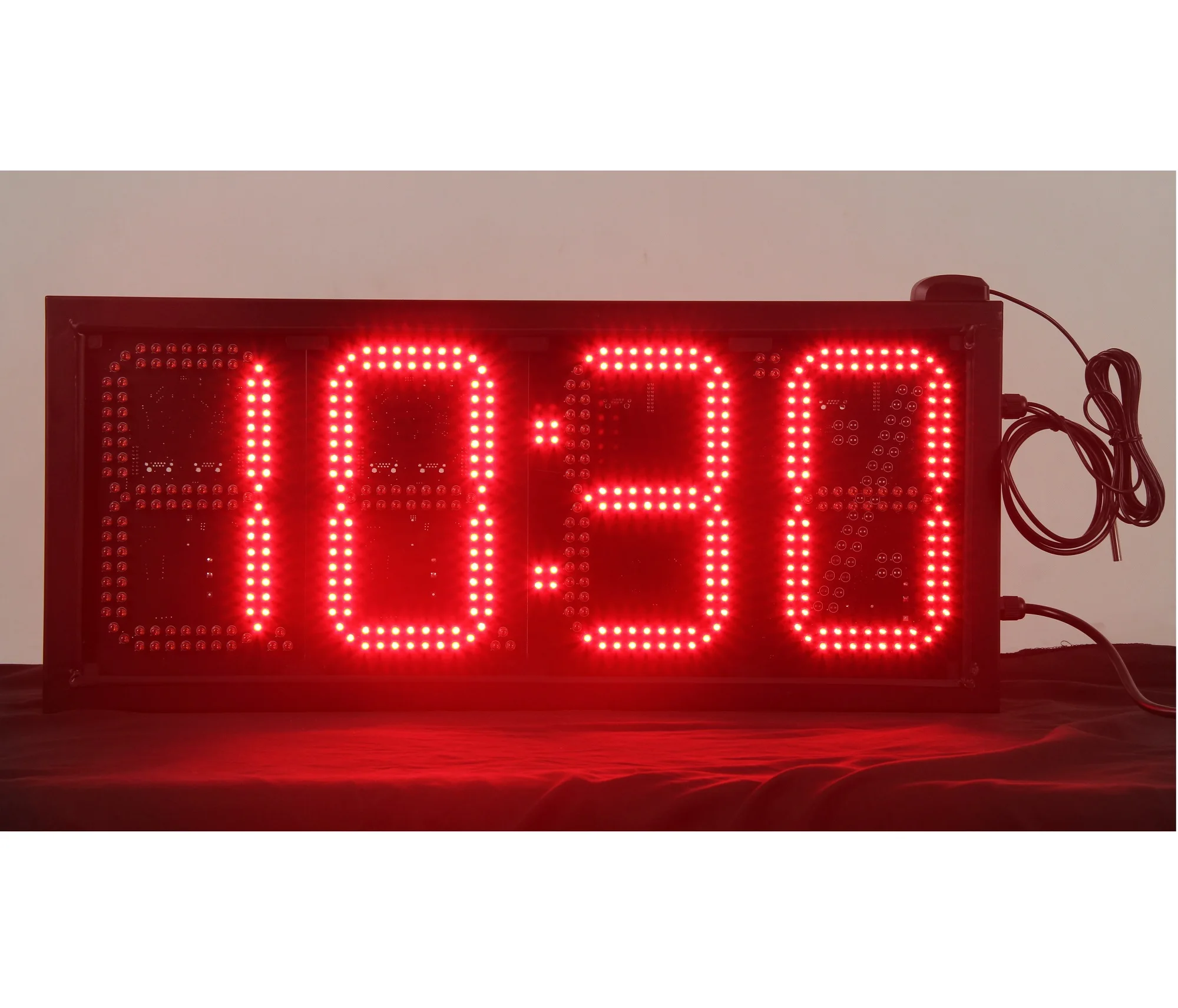 8Inch 8888 Small Led Clock 7 Segment Digital Number Display Board Led Time And Temperature Sign
