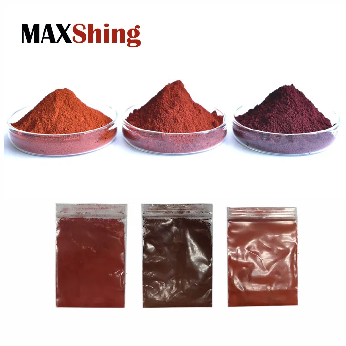 Bulk cosmetic filler matte pigment yellow black red brown iron oxide