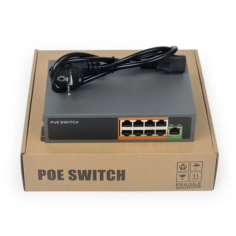 SDAPO PSE908D 8 POT Port +1 Ethernet Port Network POE Switch