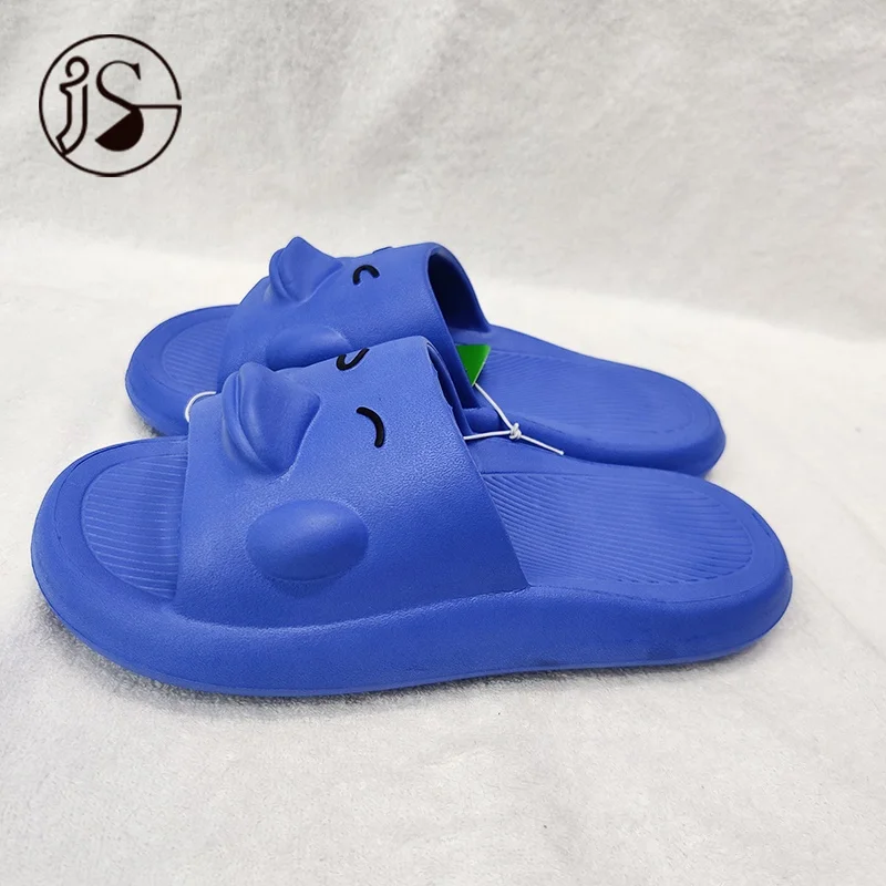 Cute duck shape design shoes kids slippers wear-resistant bathroom quick drying EVA slippers