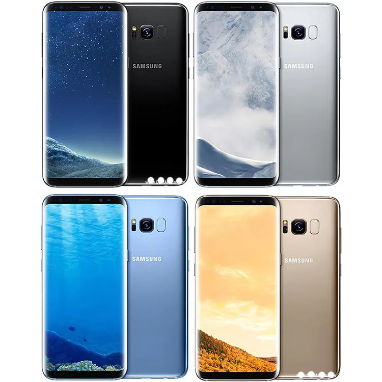  Оригинальный б/у мобильный телефон S8 + A 64 ГБ 5