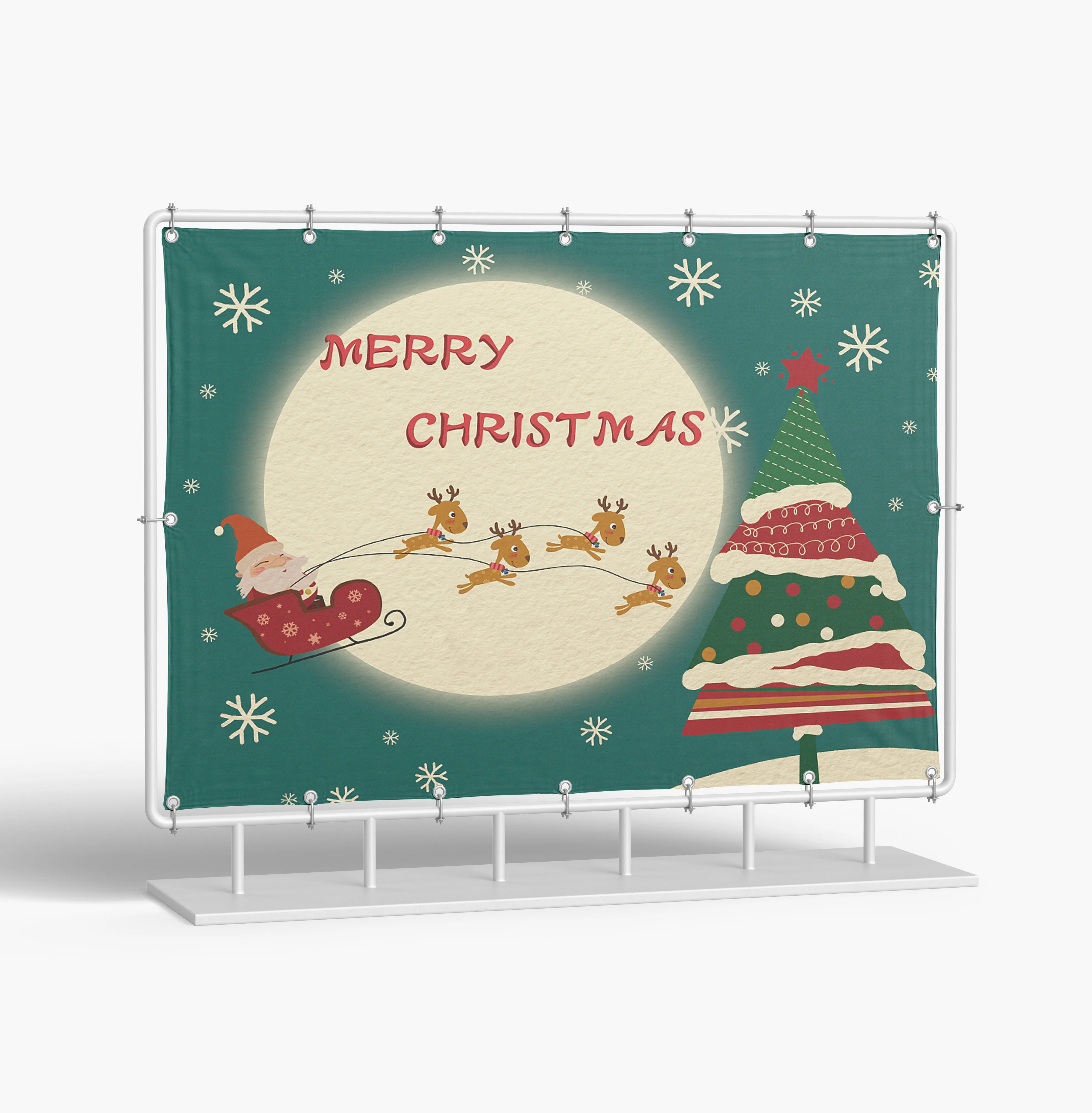 Supplies flag banner fabric hanging banner custom logo door flags for party