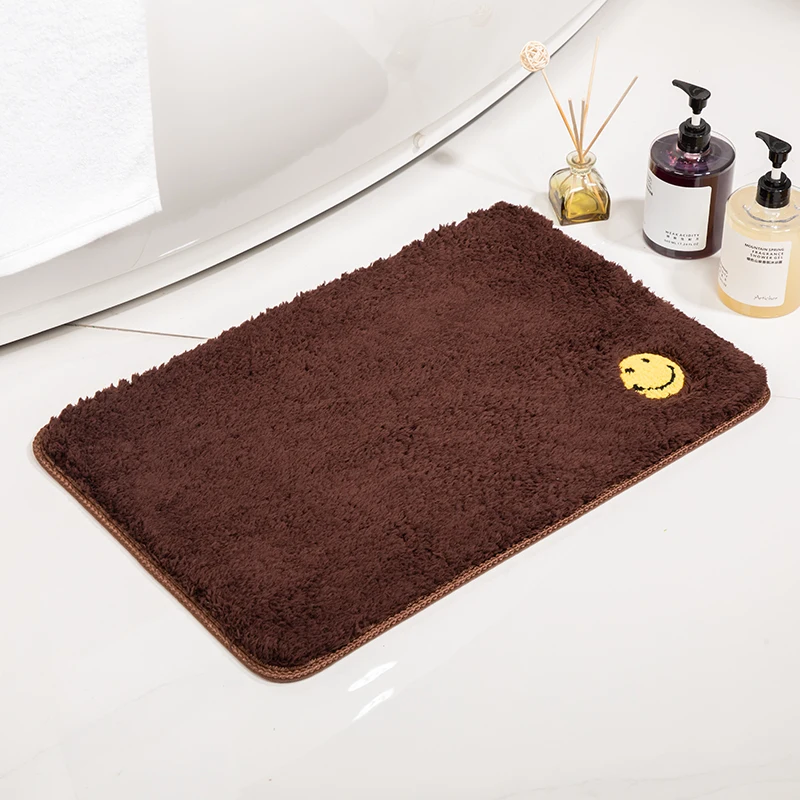 Premium quality Yuyi home brand fluffy home carpet floor mat from Afghanistan, a bathroom necessity